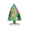 Hello Honey® 6.25" Multicolor Dots Glitter Christmas Tree Figurine